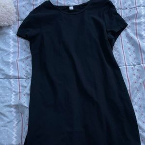 Old Navy Black T-Shirt Dress